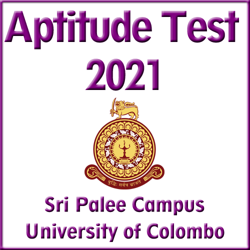 Aptitude Test 2021 Sri Palee Campus