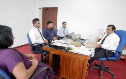 Preliminary discussion on an MOU for outreach activities between the Sri Palee Campus and the Department of Communication of the Parliament of Sri Lanka